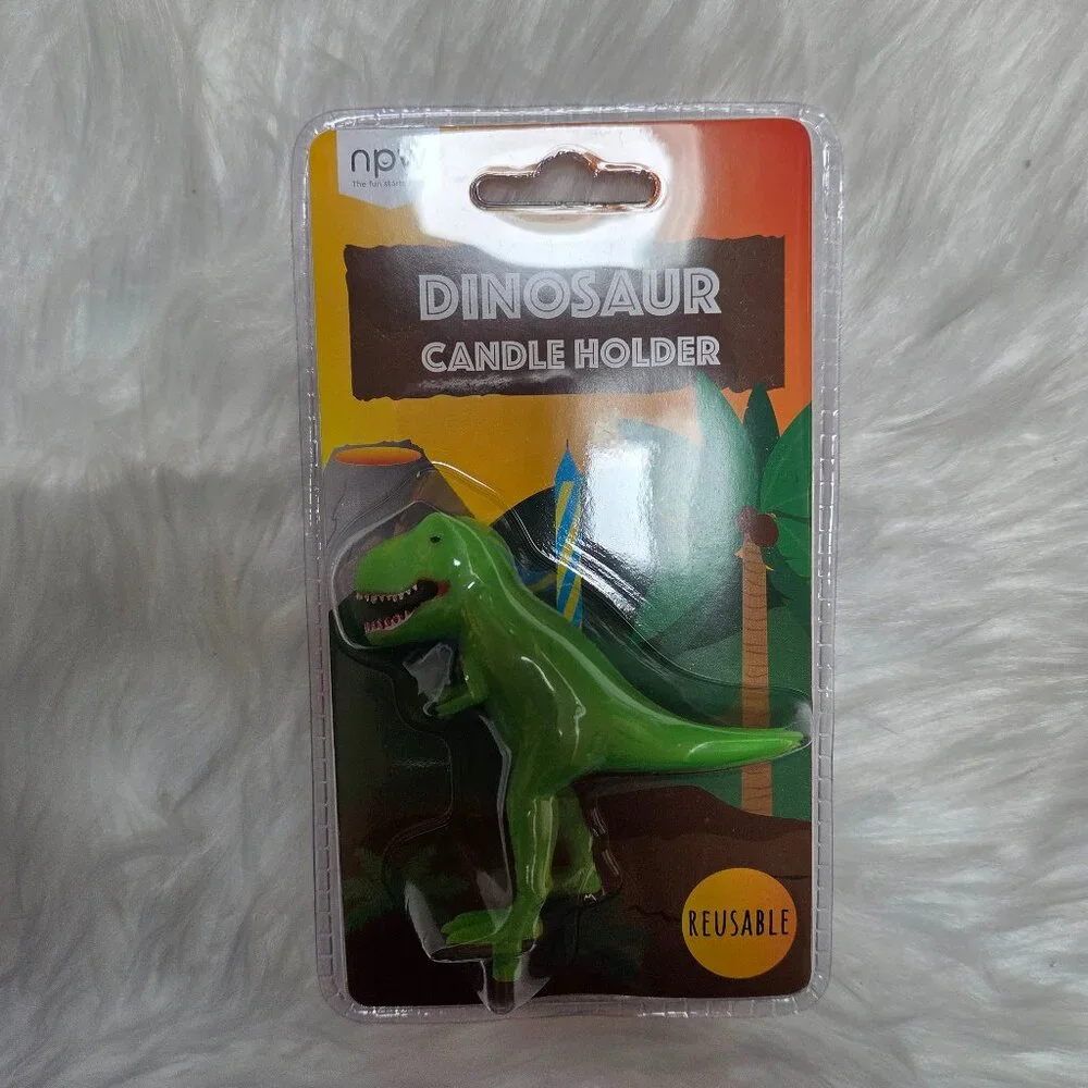 NPW Dinosaur Figural Candle Holder